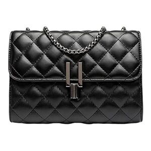 NWT-BELLALUNA-BLACK QUILTED HANBAG